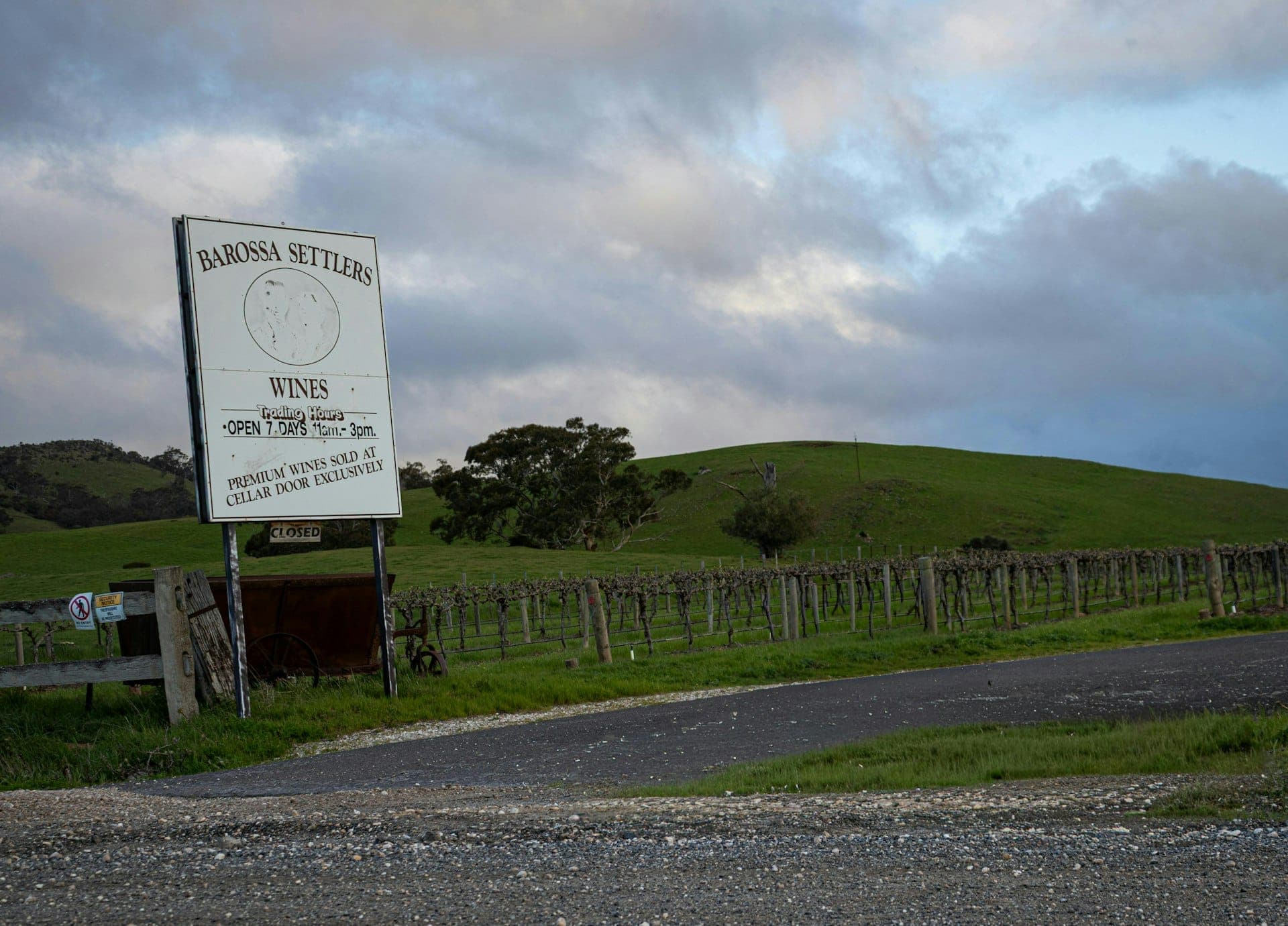 The Barossa Valley wine country, PVC fencing supplied, delivered, and installed across the region.