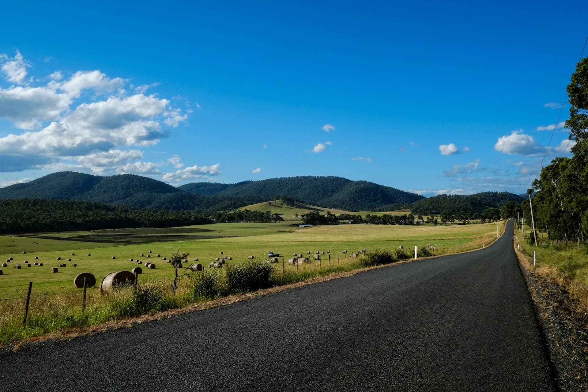 The Huon Valley south of Hobart, PVC fencing supplied, delivered, and installed across the region.