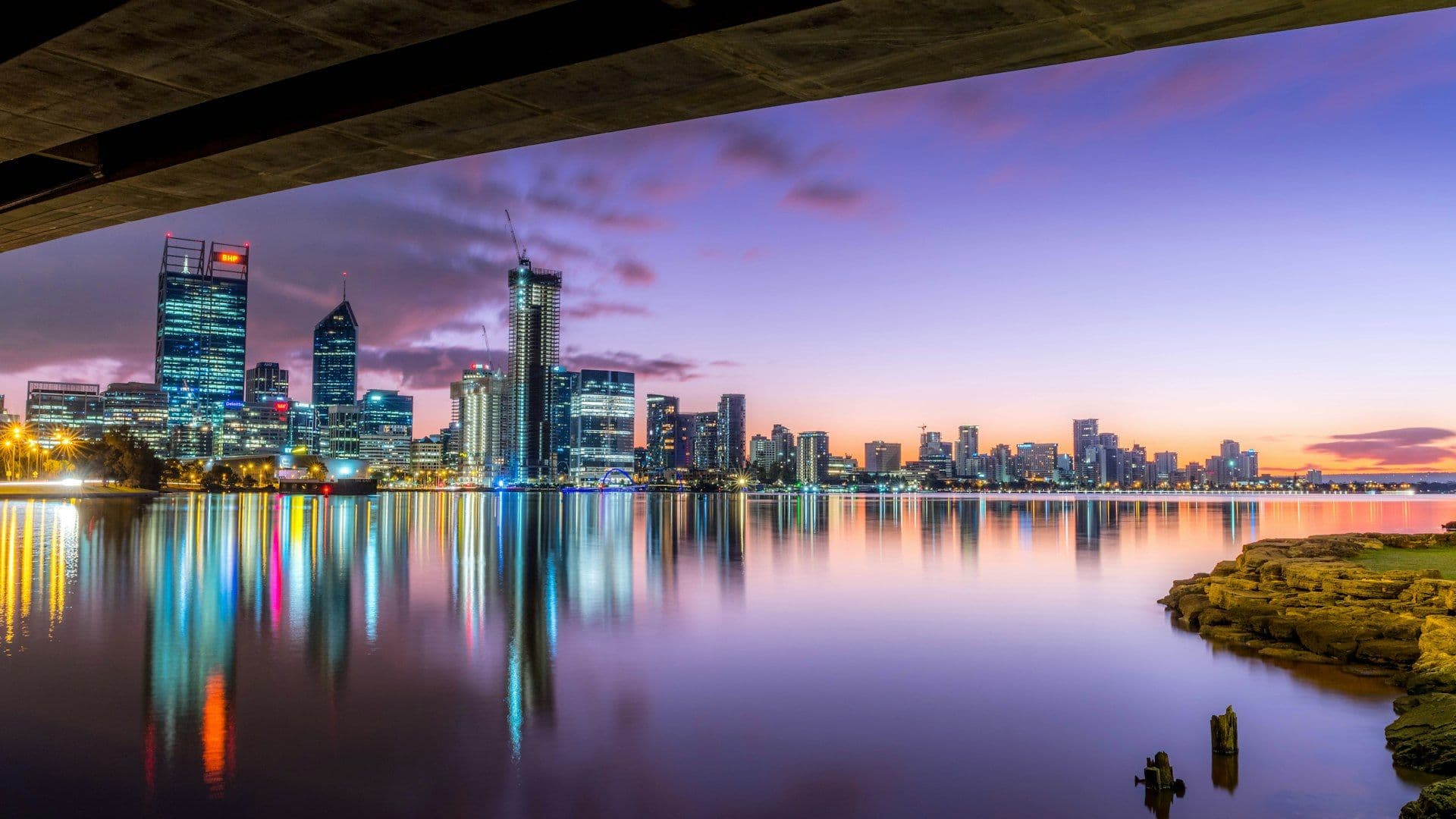 Perth city and the Swan River, PVC fencing supplied, delivered, and installed across every Perth suburb.