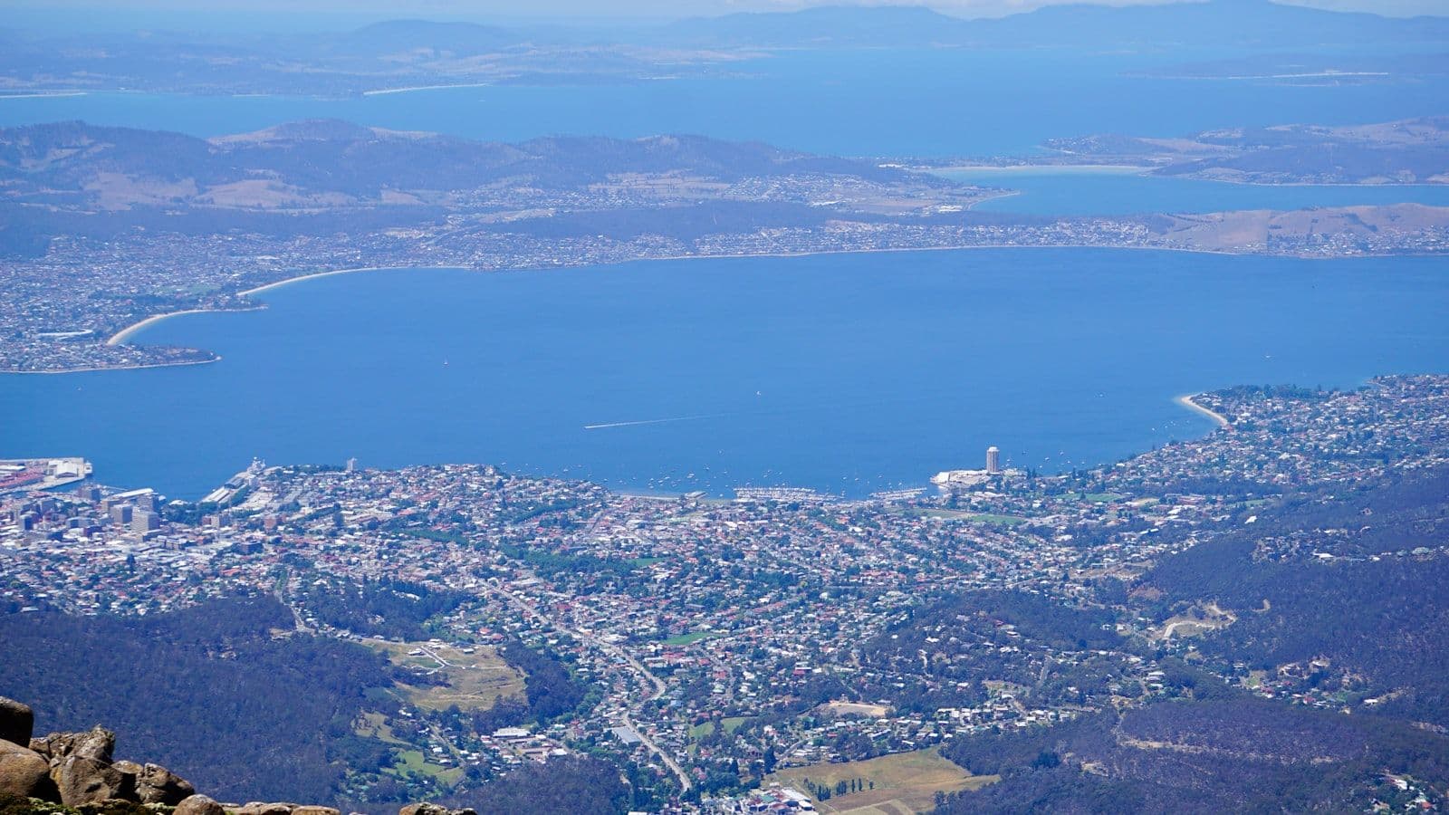 Southern Hobart, PVC fencing supplied, delivered, and installed across the area.